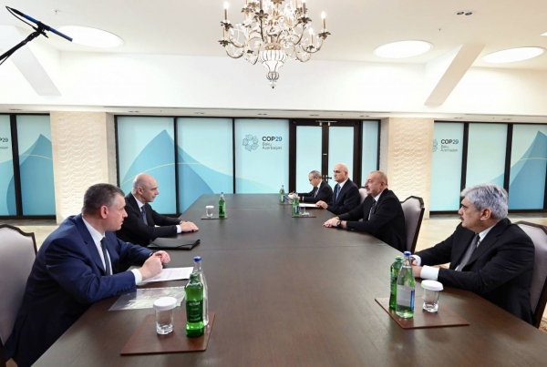 Ilham Aliyev met with Russian Finance Minister and Faction Leader in State Duma