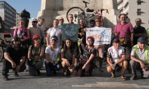 COP29 eco-activists&#039; bike ride from Ankara to Baku have started