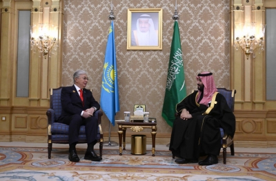 President Tokayev meets Crown Prince of Saudi Arabia