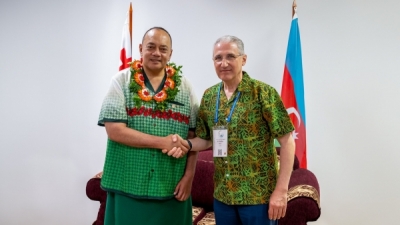 Mukhtar Babayev meets with Tonga PM