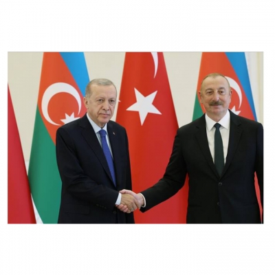 Президент Турции с официальным визитом находится  в Баку