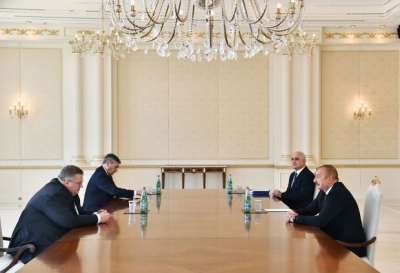 Ильхам Алиев принял зам. председателя правительства РФ