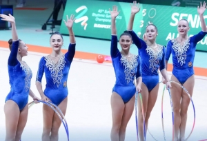 Azerbaijani rhythmic gymnasts ready for action in Zaragoza