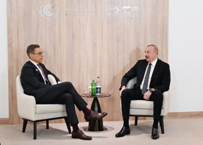 Ilham Aliyev met with President of Finland