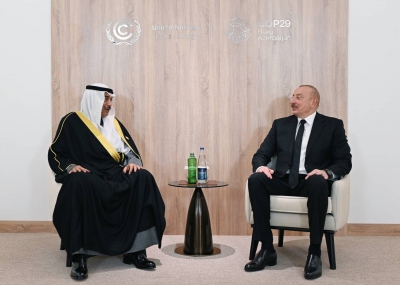 Ilham Aliyev met with Crown Prince of Kuwait