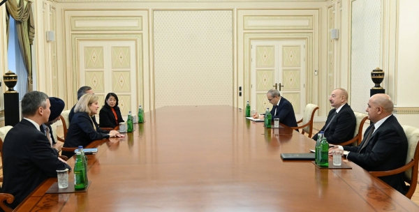 Ilham Aliyev received CEO and President of Franklin Templeton Jenny Johnson