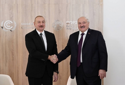 Ilham Aliyev met with President of Belarus