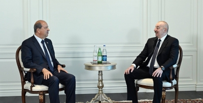 Ilham Aliyev received President of Turkish Republic of Northern Cyprus in Shusha