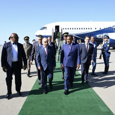 President of the Republic of the Congo arrives in Azerbaijan for official visit