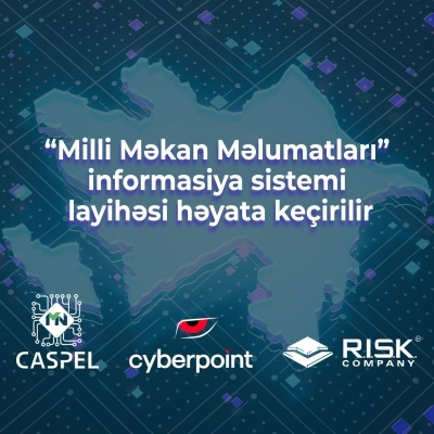 “Caspel” və “R.I.S.K. Company” şirkətləri “Milli Məkan Məlumatları” informasiya sistemi layihəsində iştirak edirlər