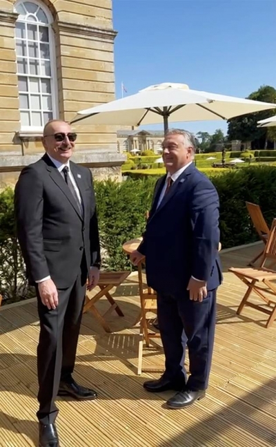 Ильхам Алиев побеседовал с премьер-министром Венгрии Виктором Орбаном