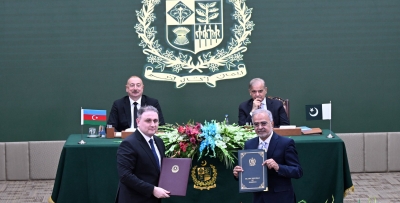 Ceremony to exchange documents signed between Azerbaijan and Pakistan was held in Islamabad