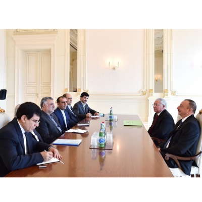 Президент Азербайджана принял делегацию Ирана