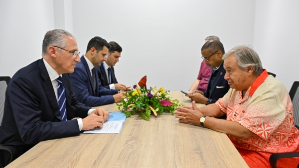 Mukhtar Babayev met with UN Secretary-General Antonio Guterres