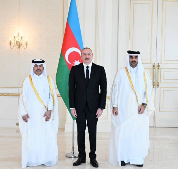 Ilham Aliyev received credentials of incoming ambassador of Qatar