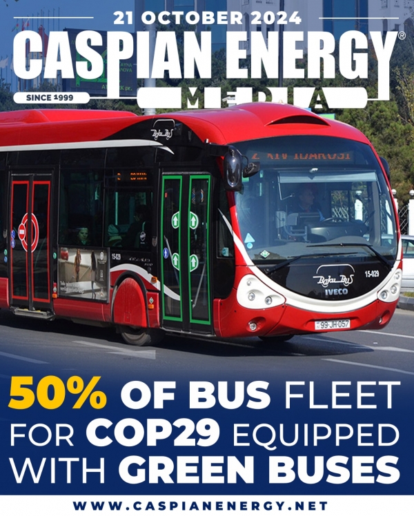 50% of bus fleet for COP29 equipped with green buses