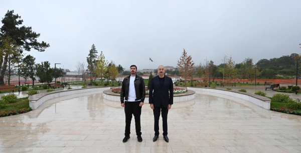 Ilham Aliyev participated in the inauguration of the Flag Square in Shusha