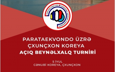 Трое азербайджанских паратхэквондистов выступят на международном турнире в Южной Корее