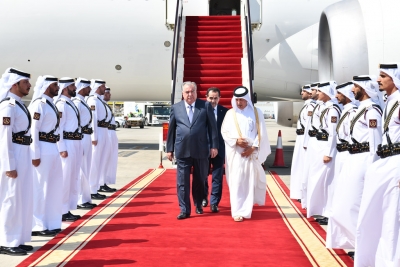 President of the Republic of Tajikistan is on working visit to the State of Qatar