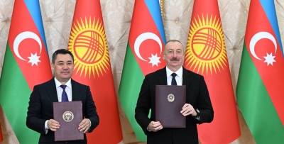 Состоялась церемония подписания азербайджано-кыргызских документов