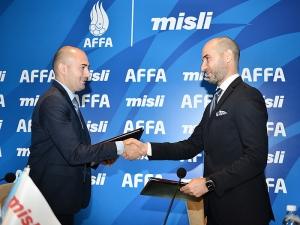 AFFA ilə “Misli” arasında sponsorluq müqaviləsi imzalanıb