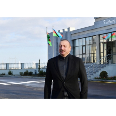 Президент Ильхам Алиев открыл подстанцию «Яшма»