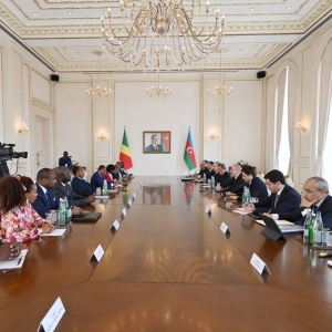 Expanded meeting held between Azerbaijani and Congolese Presidents