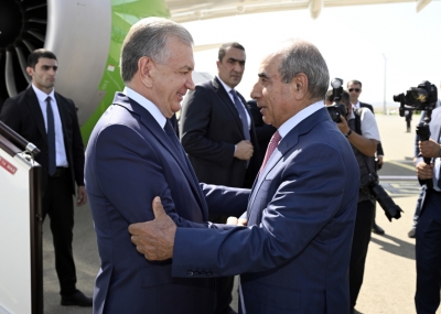 Начался визит Президента Узбекистана Шавката Мирзиёева в Азербайджан
