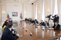Expanded meeting between Azerbaijani and Bulgarian Presidents started