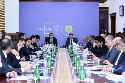 “Caspian Energy Club”ın nümayəndə heyəti “Sərhəddə ticarət üzrə dövlət xidmətlərinin səmərəliliyinin artırılması” altqrupunun iclasında iştirak edib