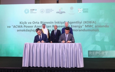 KOBIA, ACWA Power Azerbaijan Renewable Energy ink MoU