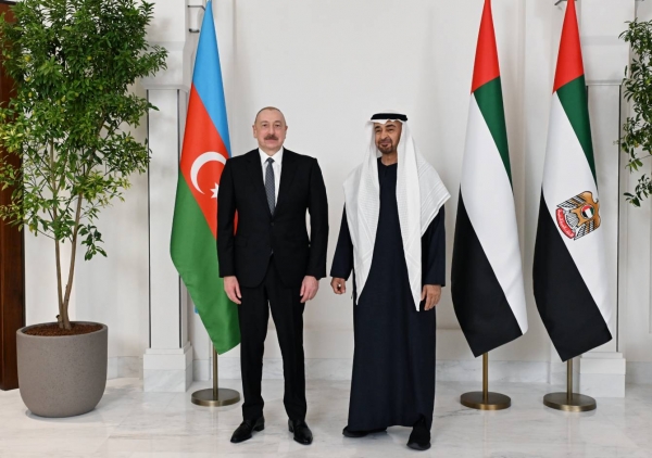 President of Azerbaijan Ilham Aliyev met with President of United Arab Emirates in Abu Dhabi