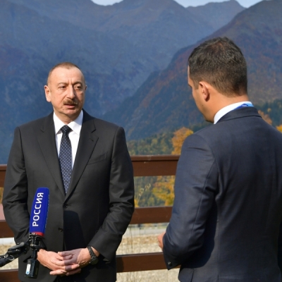 Президент Азербайджана ответил на вопросы российских журналистов