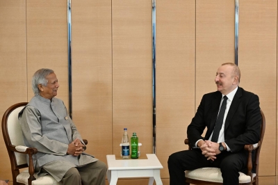 Ilham Aliyev met with Chief Adviser to the Interim Government of Bangladesh